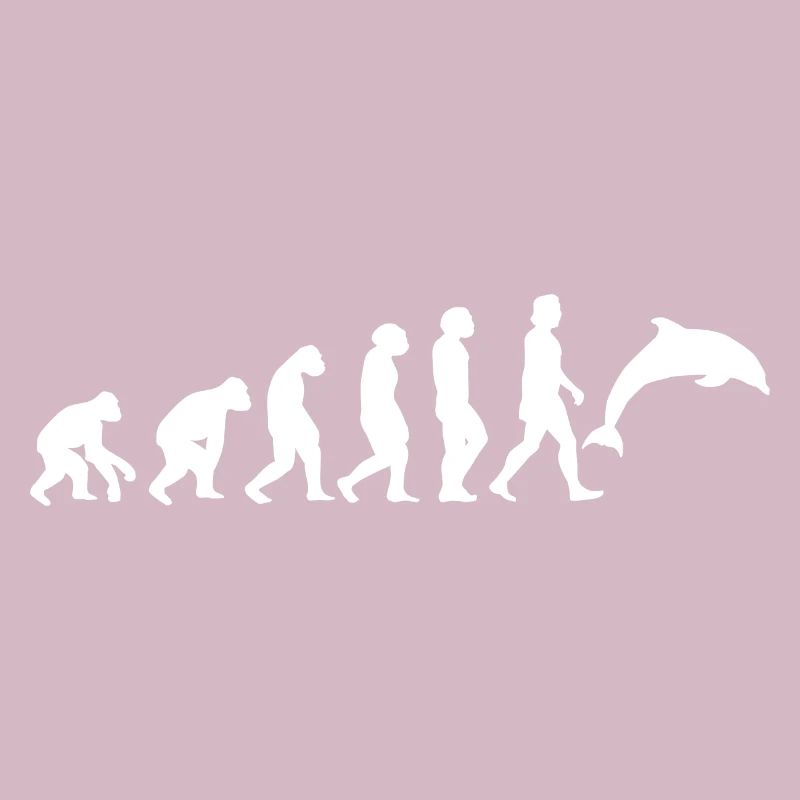 dauphin, blanc, évolution, animaux, créatures marines, poissons, baleine