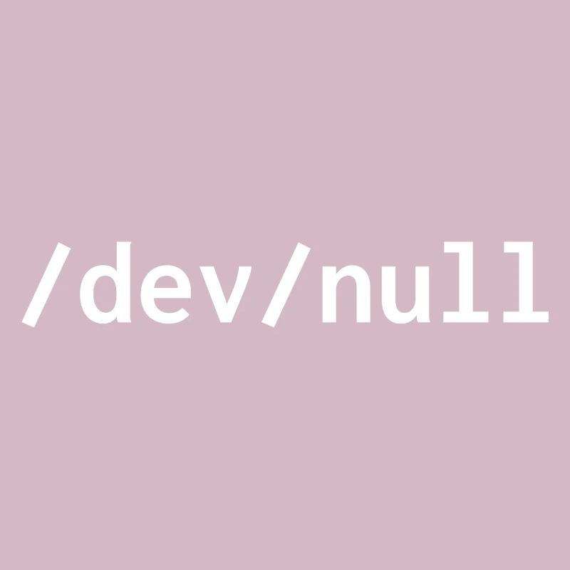 Dev null web developer humor funny