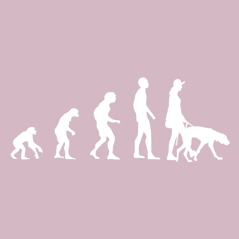 Propriétaire de chien Evolution et chien