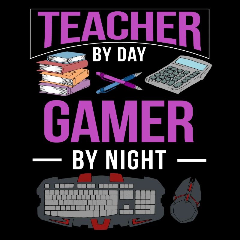 Lehrer Gamer Gaming Computer Zocker Geschenk