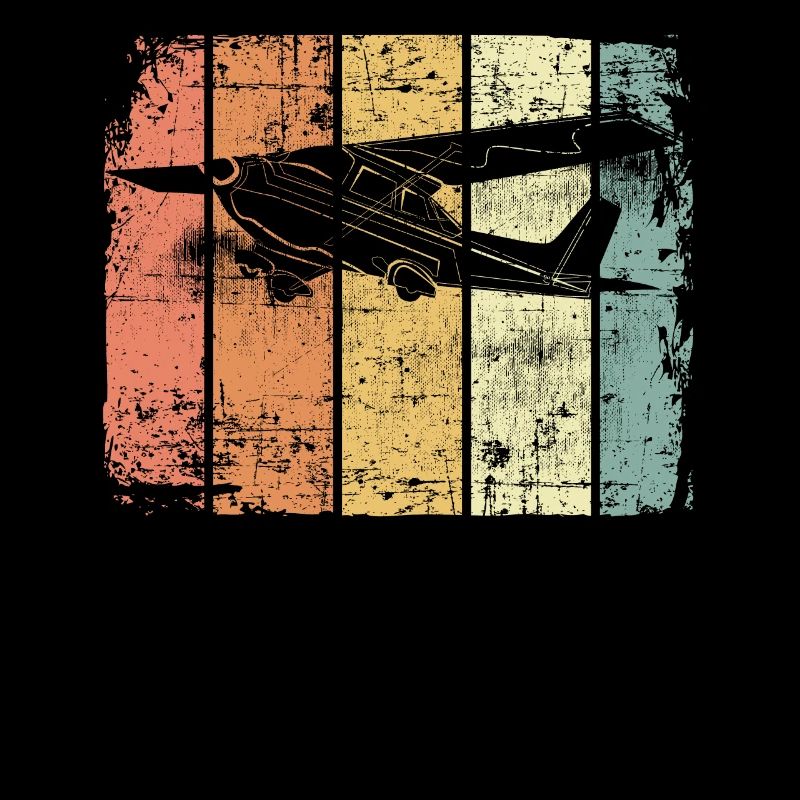 Flugzeug retro Pilot