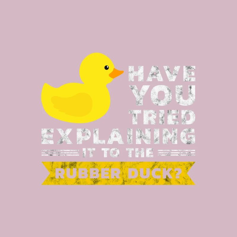 Programmierer Gummiente Debug