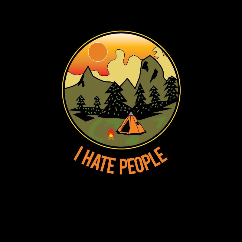 I hate people - I hate people camping