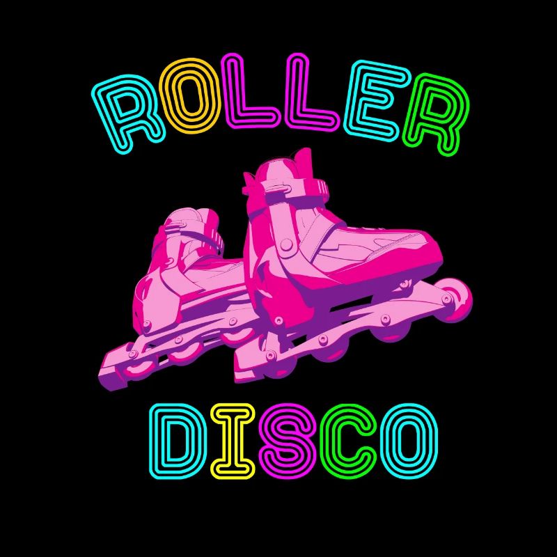 Roller Disco Roller Patins à roulettes Rétro 70s 80s