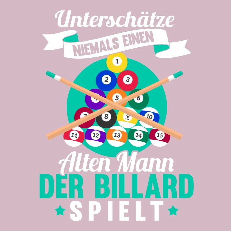 Lustig Spruch Billard Queue Billardkugel Geschenk