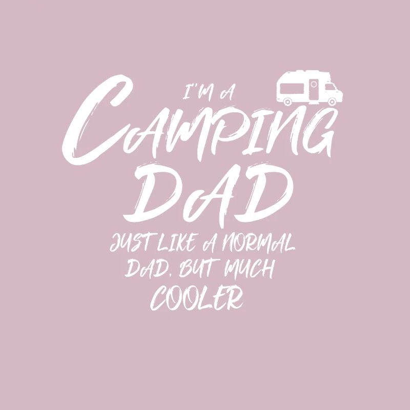 Camping Vater Camper Papa Geschenkidee