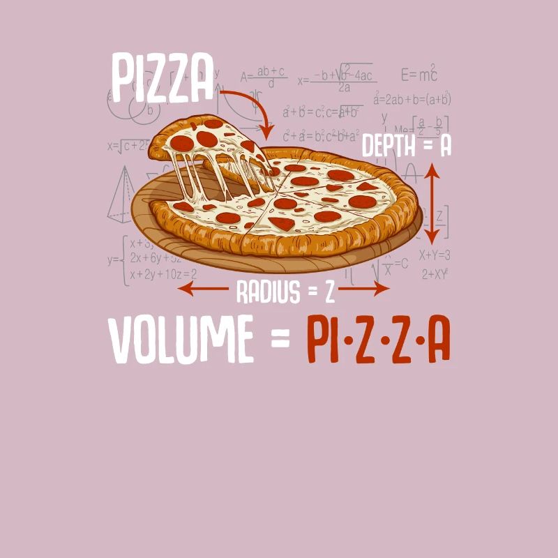Pizza math formula physics science