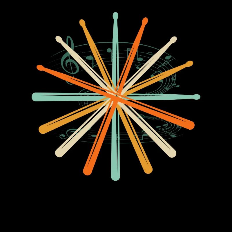 Drums drumsticks gift