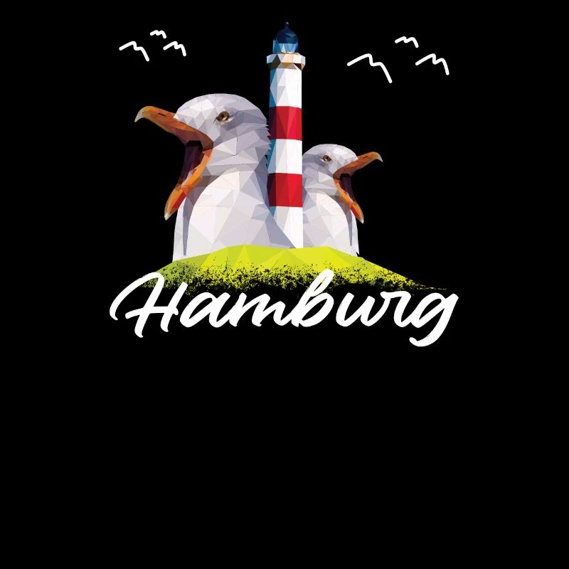 Hamburg Hamburger norddeutsch Möwe Geschenk