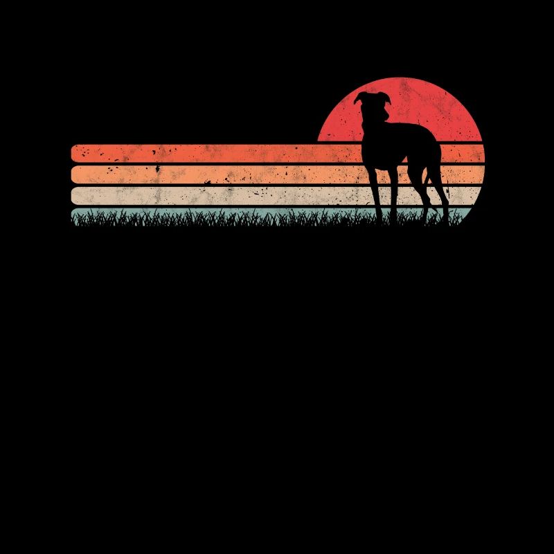 Whippet Retro Greyhound Vintage Sighthound