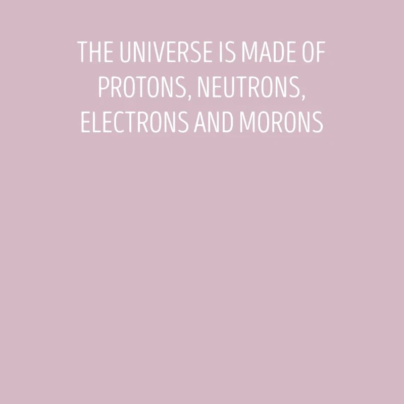 L’univers est composé de protons, de neutrons, d’ele