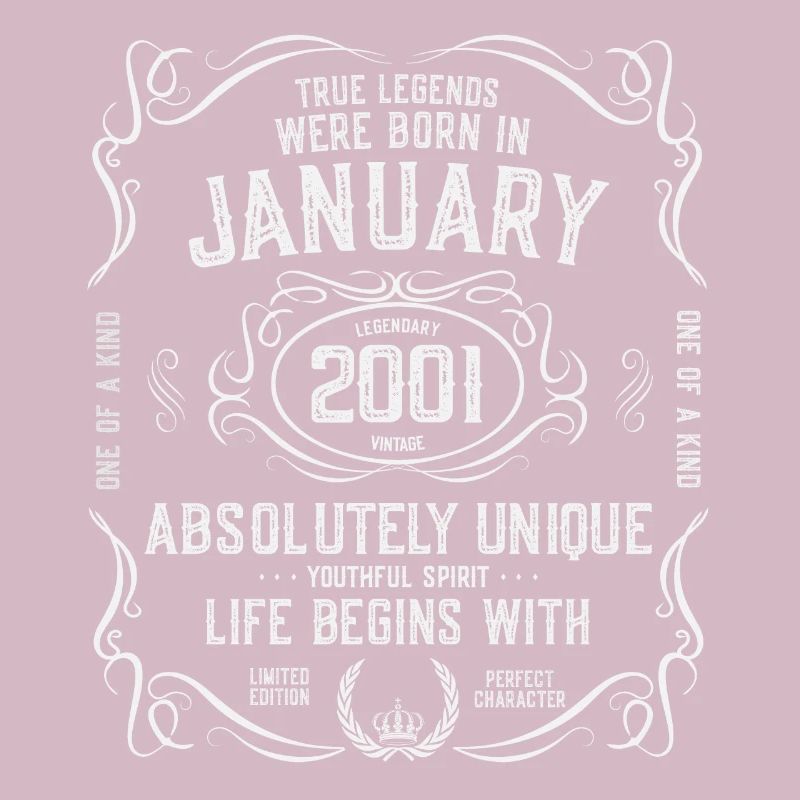 21 ans Janvier Janvier 2001