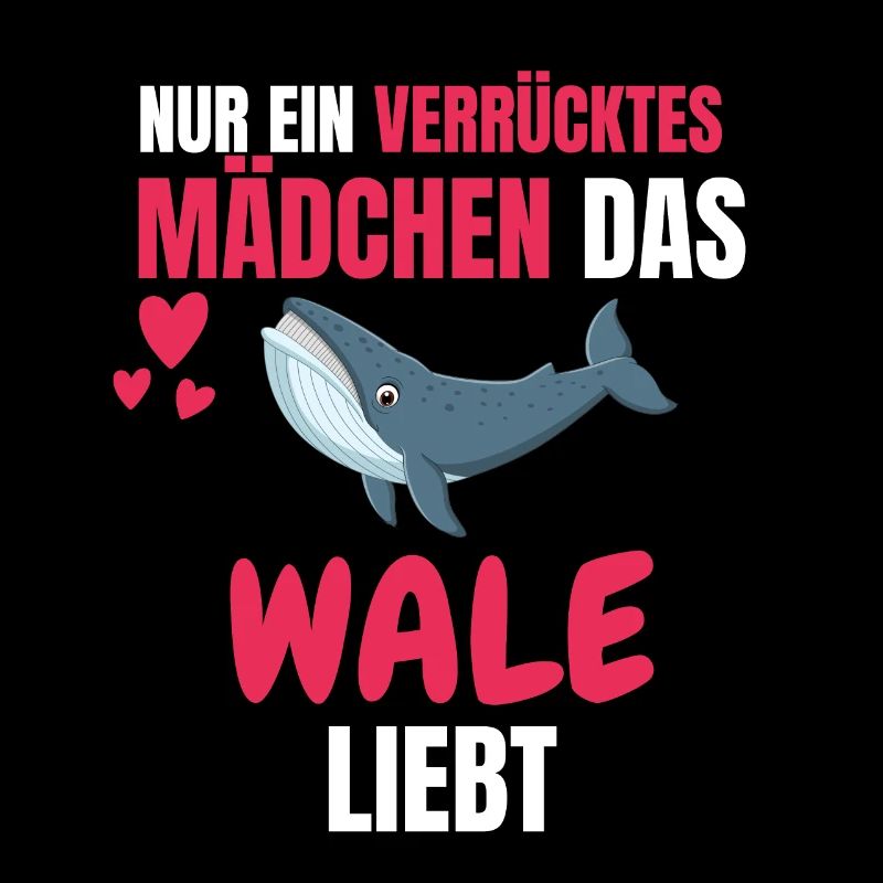Ozean Tierliebhaber Mädchen Lustiges Geschenk Wal