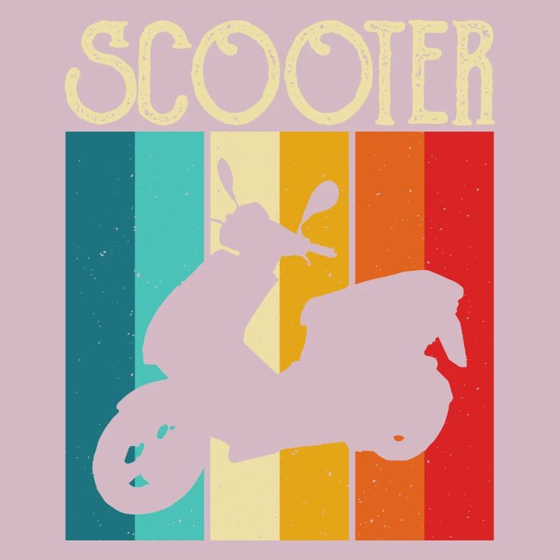 Roller Rollerfahrer Motorroller