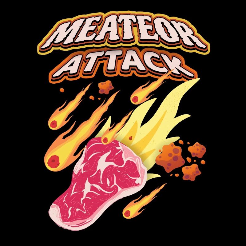 Steak, Fleisch, lustiger Spruch