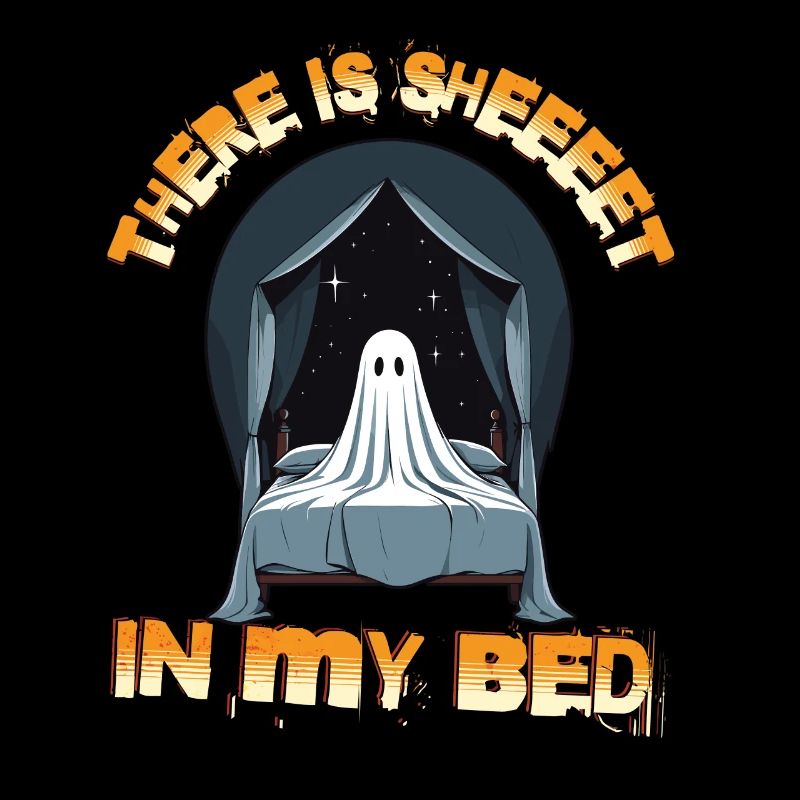 Halloween Geist Humor Im Bett
