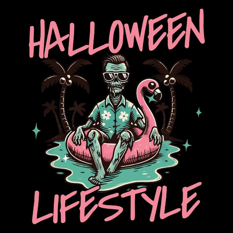 Halloween Mode de vie Cool Zombie Pool Party