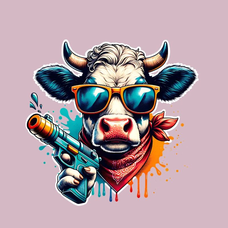 Pistolet à eau vache