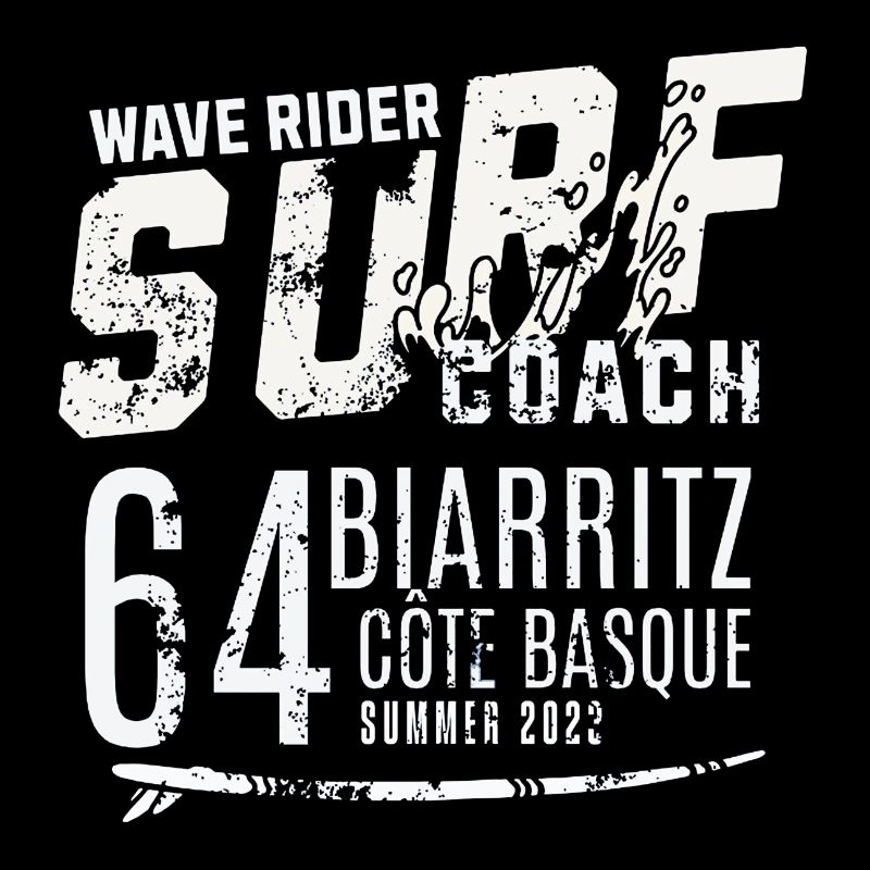 Surf coach wave rider Biarritz