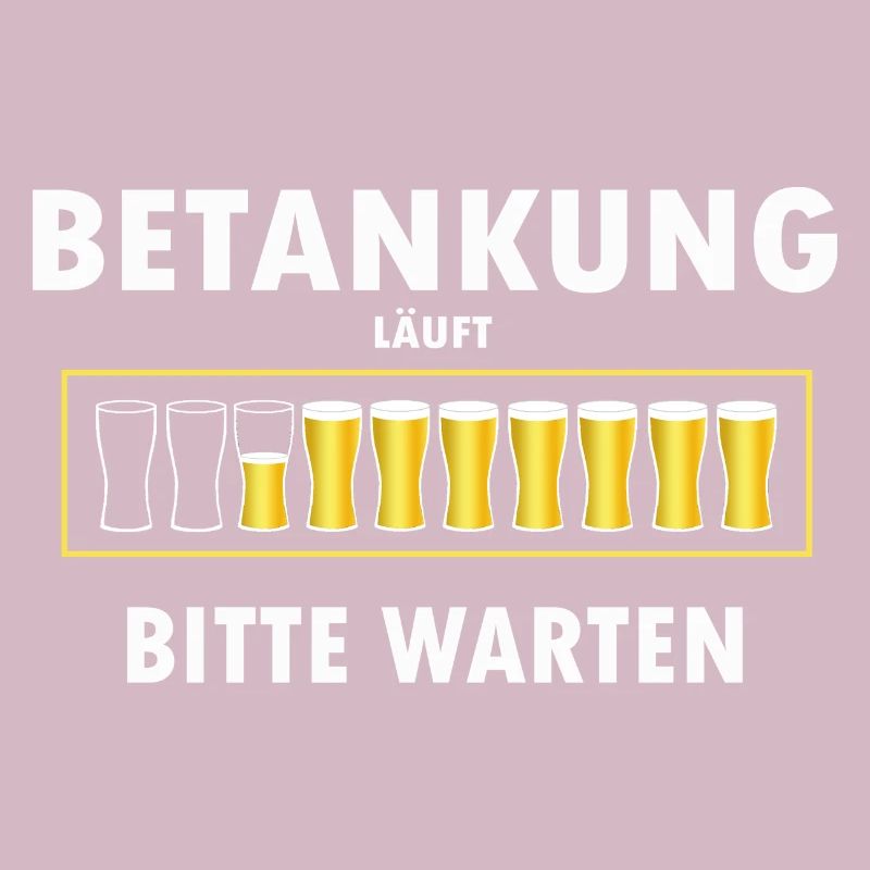 Betankung läuft - Bier wird geladen - bitte warten