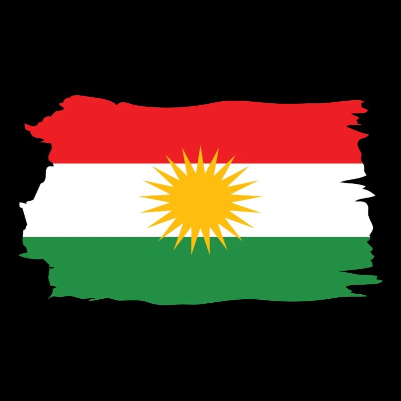 Kurdistan kurde kurde kurde drapeau chemise