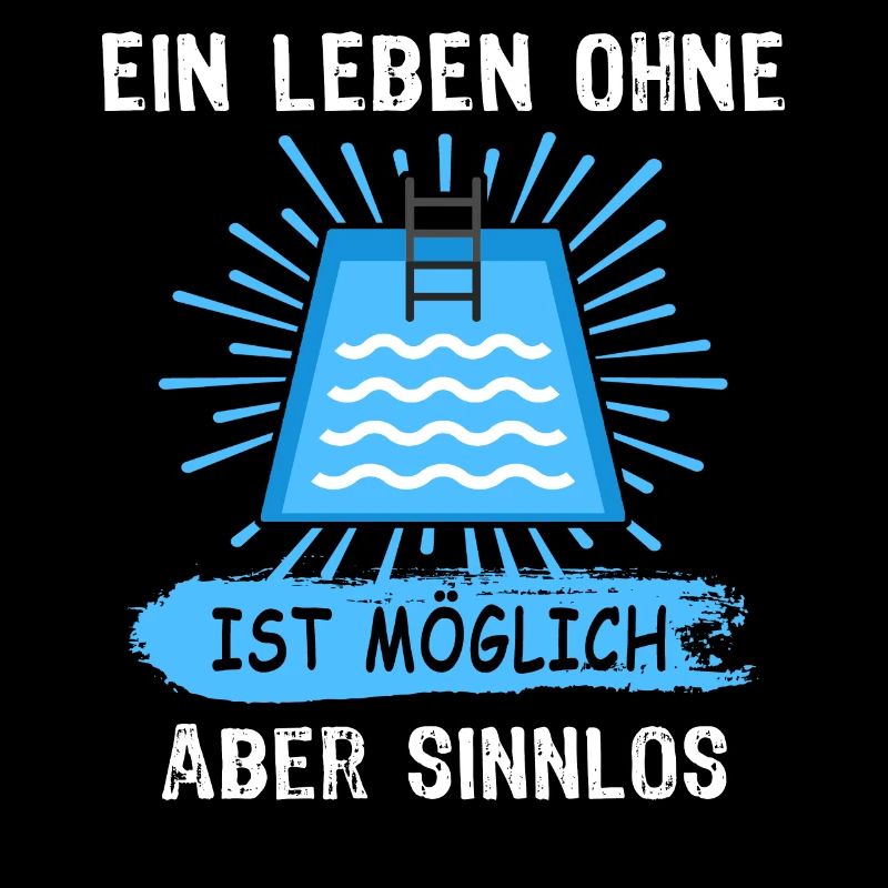 Pool Sprüche Poolbauer Poolbecken Gartenpool