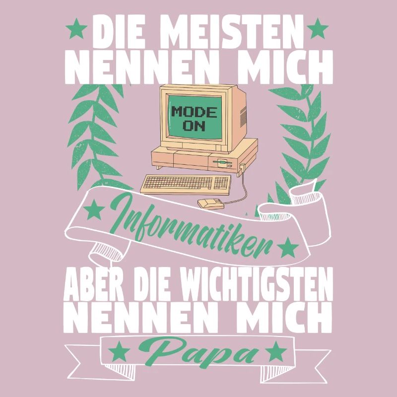 Informatiker Computer Vater Papa Programmierer