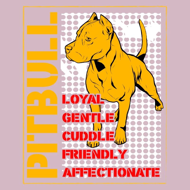 Pitbull loyal gentle cuddle friendly affectionate
