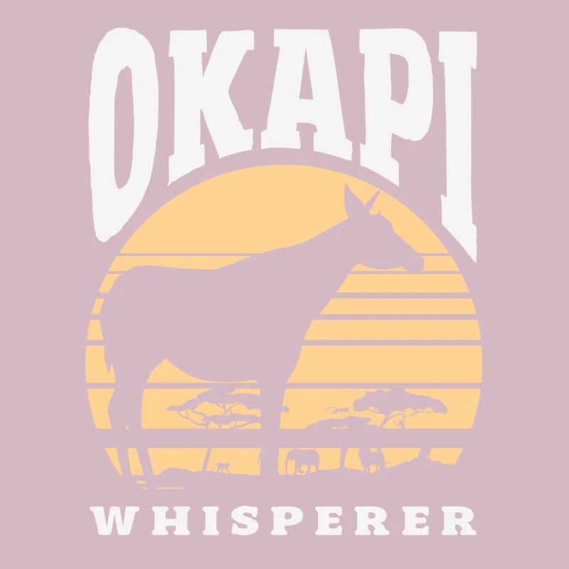 Funny zookeeper okapi lover