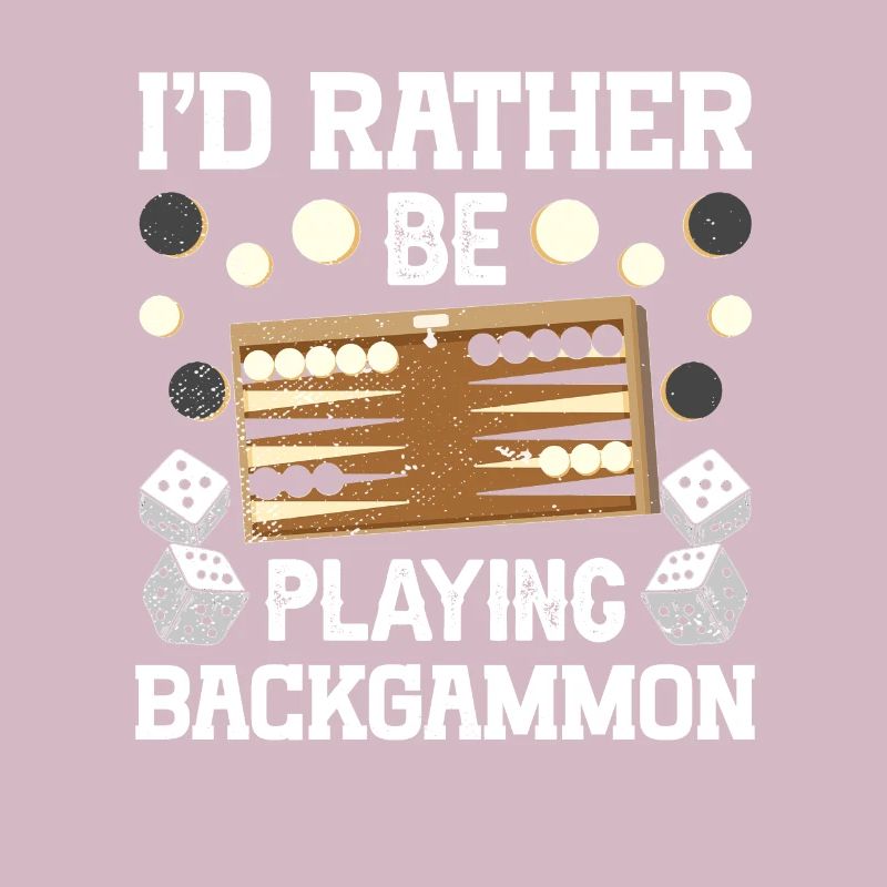 Board Game Funny Backgammon