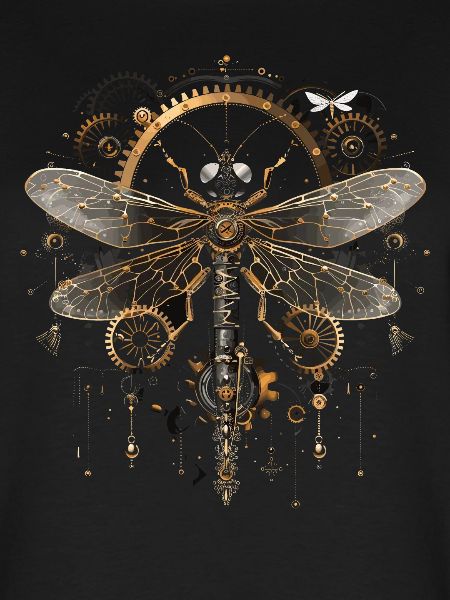 Steampunk-libelle