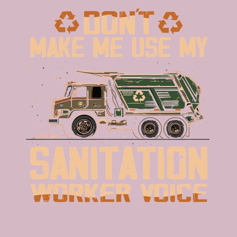 Garbage truck driver for sanitation workers