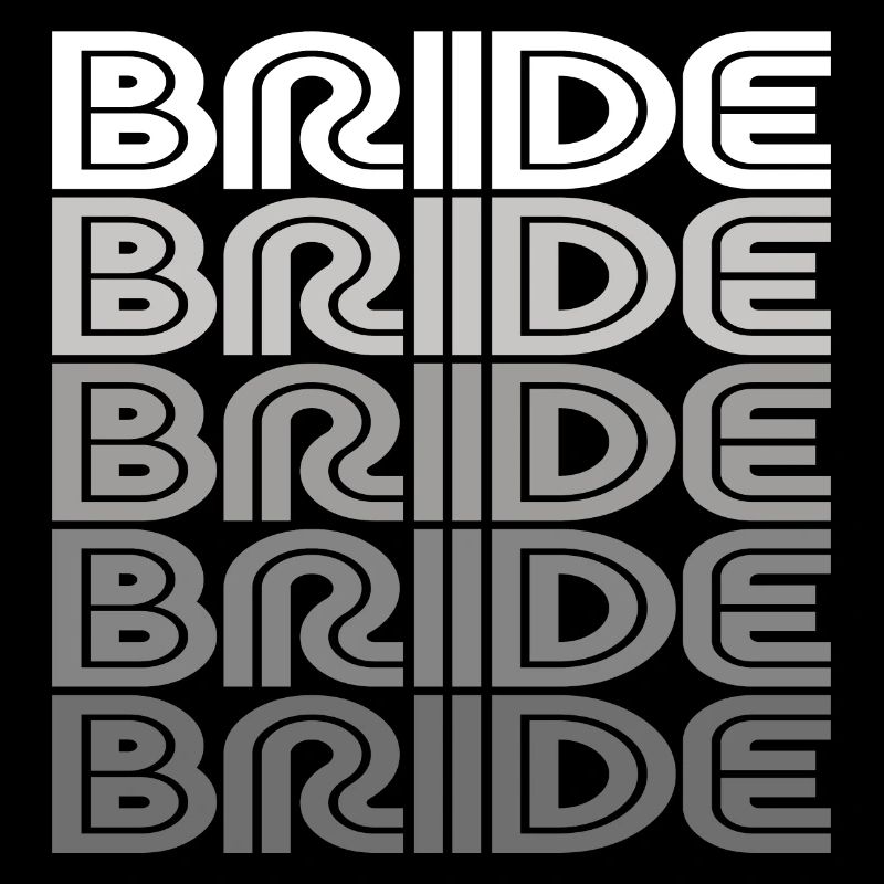 Cool Bride Matching Couple Engagement Wedding