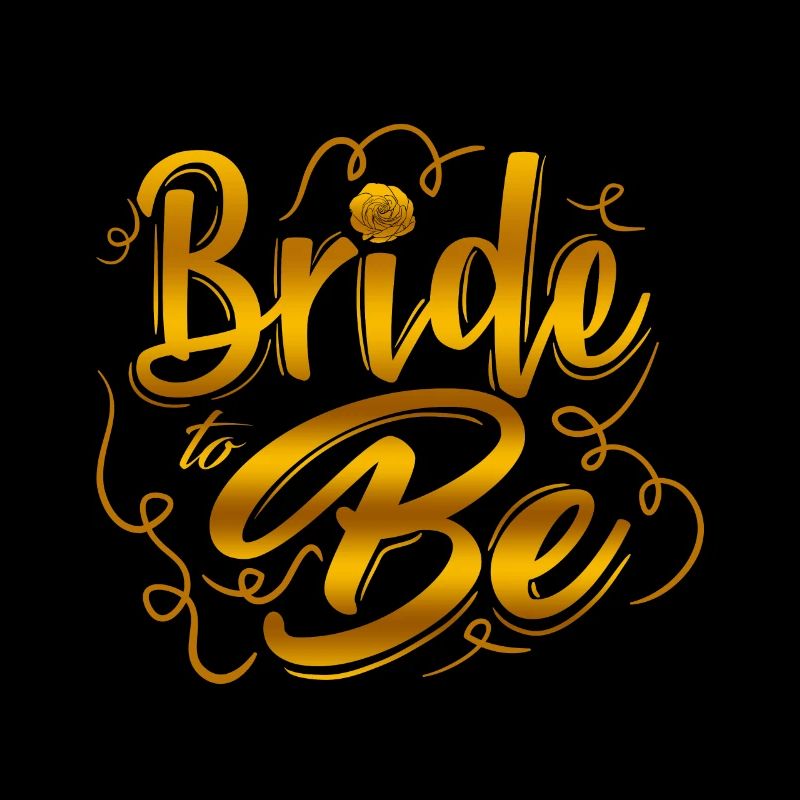 mariée devant être en or - motif pour la future mariée