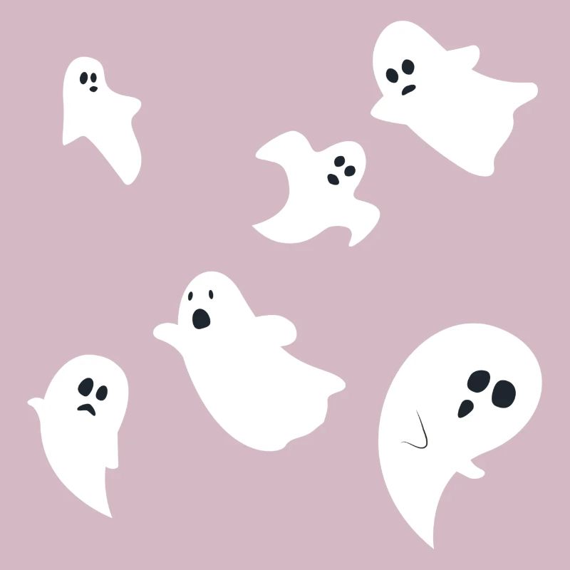 Halloween Ghosts Ghost Group Design simple