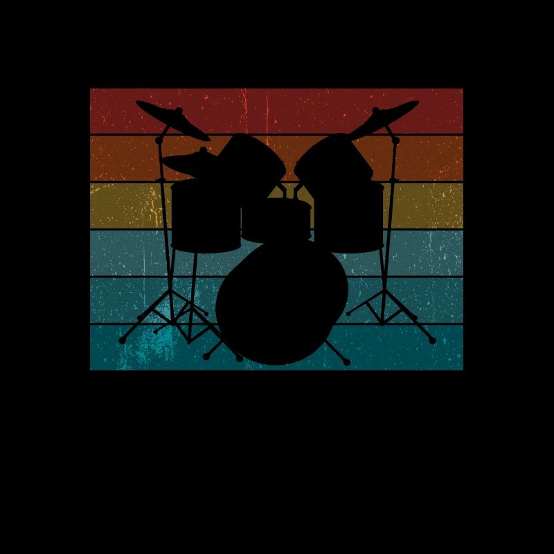 Schlagzeug Retro Drummer Vintage