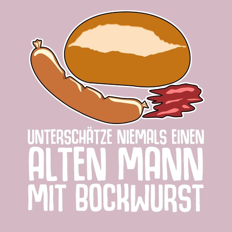 Bockwurst Wurst Alter Mann Bratwurst