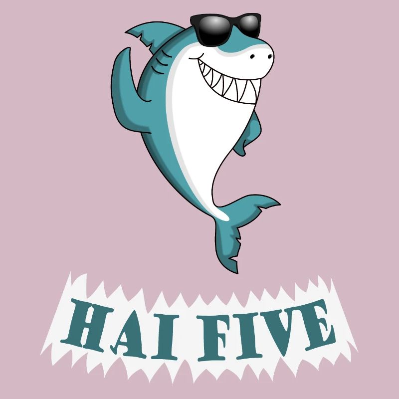 Haifisch High Five oder in dem Fall: HAI FIVE!