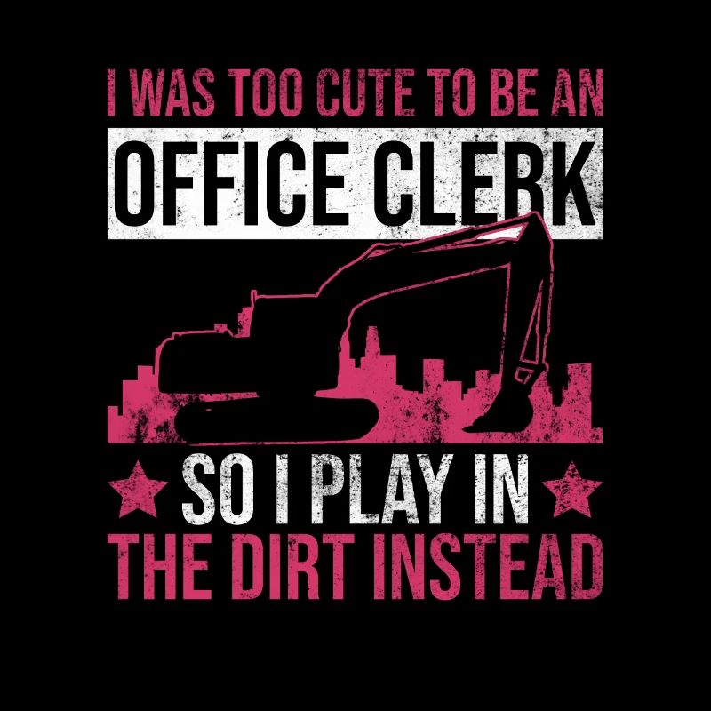 Bagger Mädchen Baggerfahrerin Baggerfahrer Frau