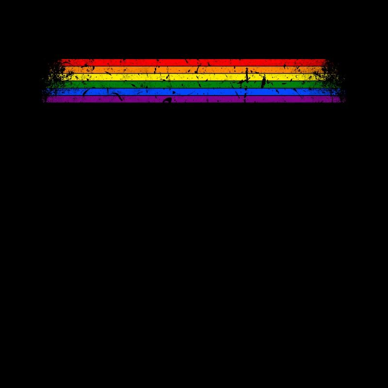 Drapeau arc-en-ciel LGBTQ, look utilisé