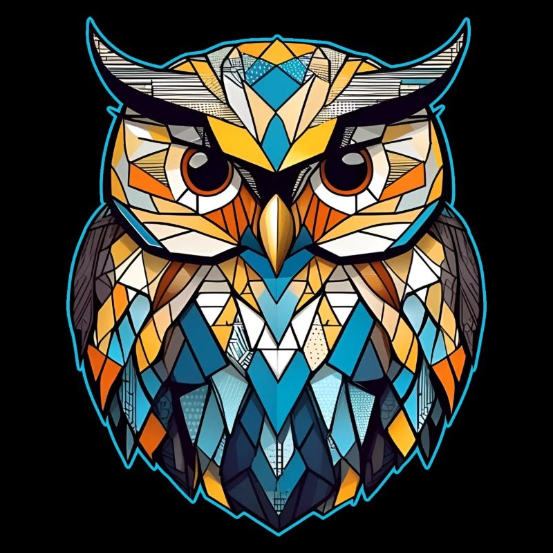 Cooles Eulen Symbol