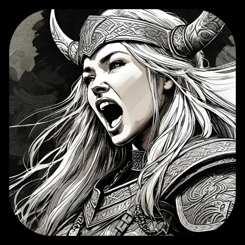 Proud Viking Germanin Shieldmaiden