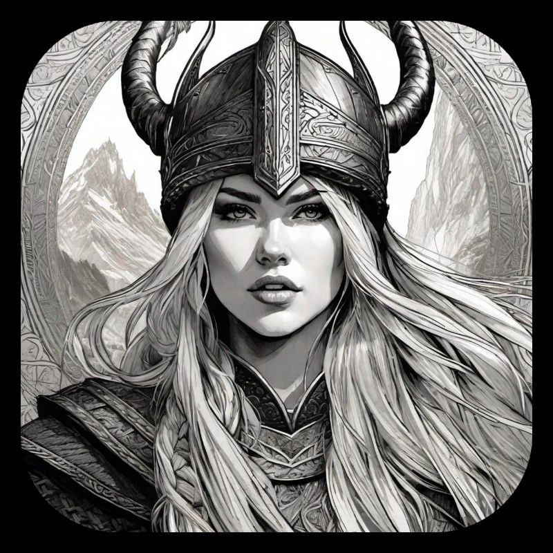 Proud Viking Germanin Shieldmaiden