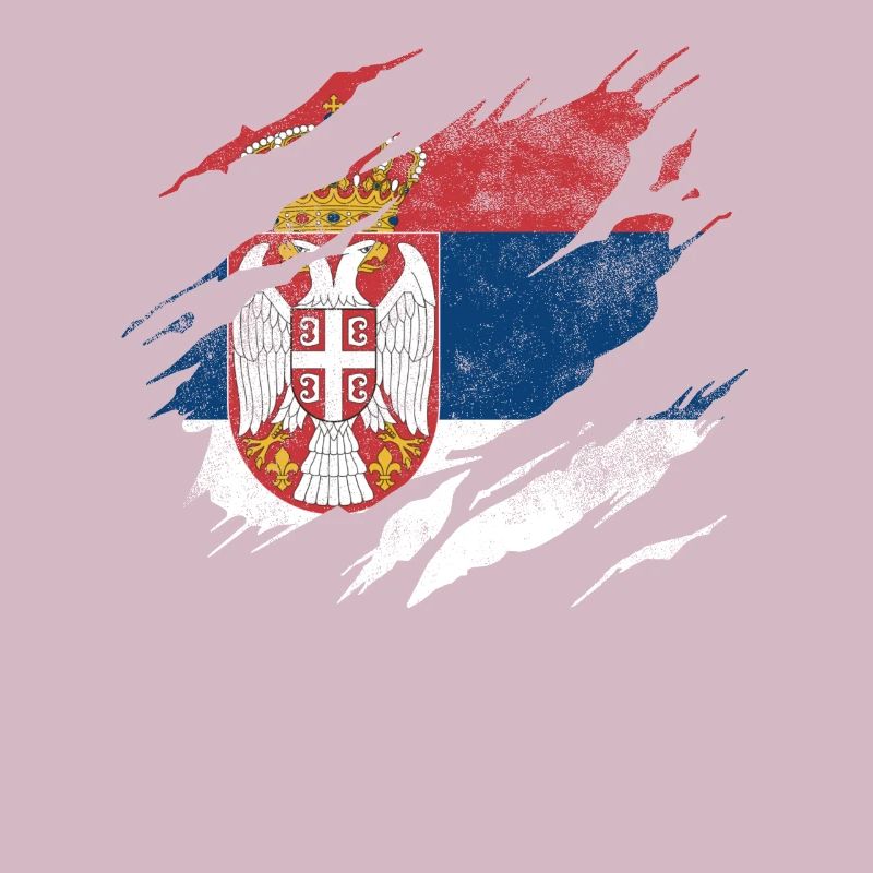 Manteau drapeau Serbie