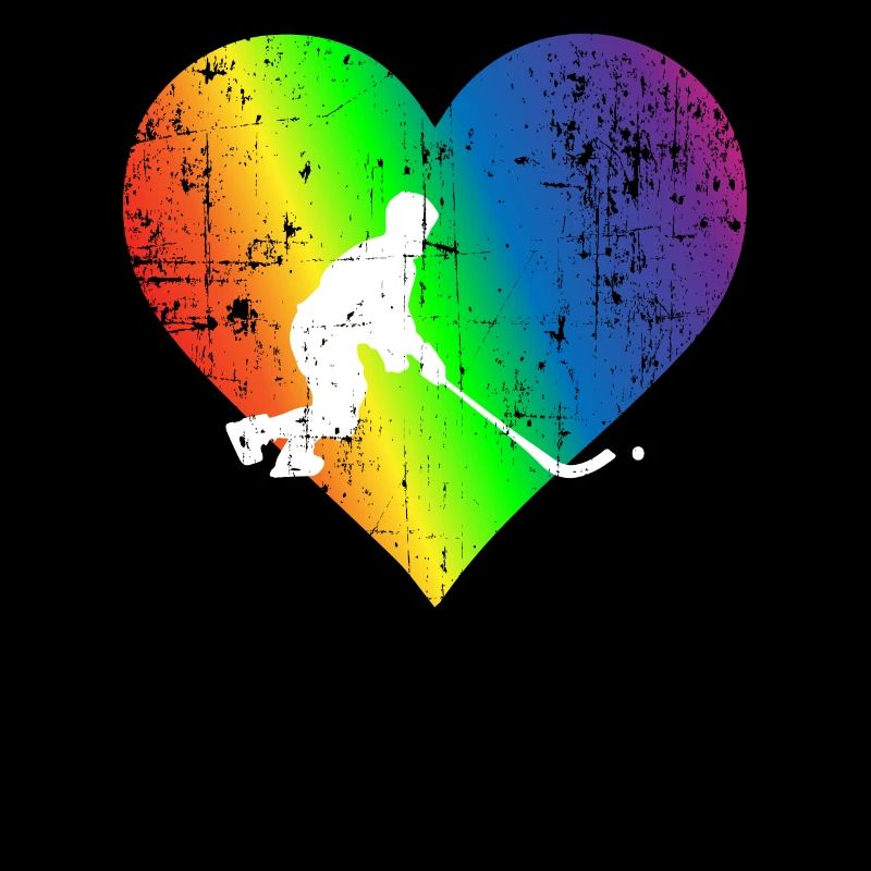 Palakowaty Pride Rainbow Heart