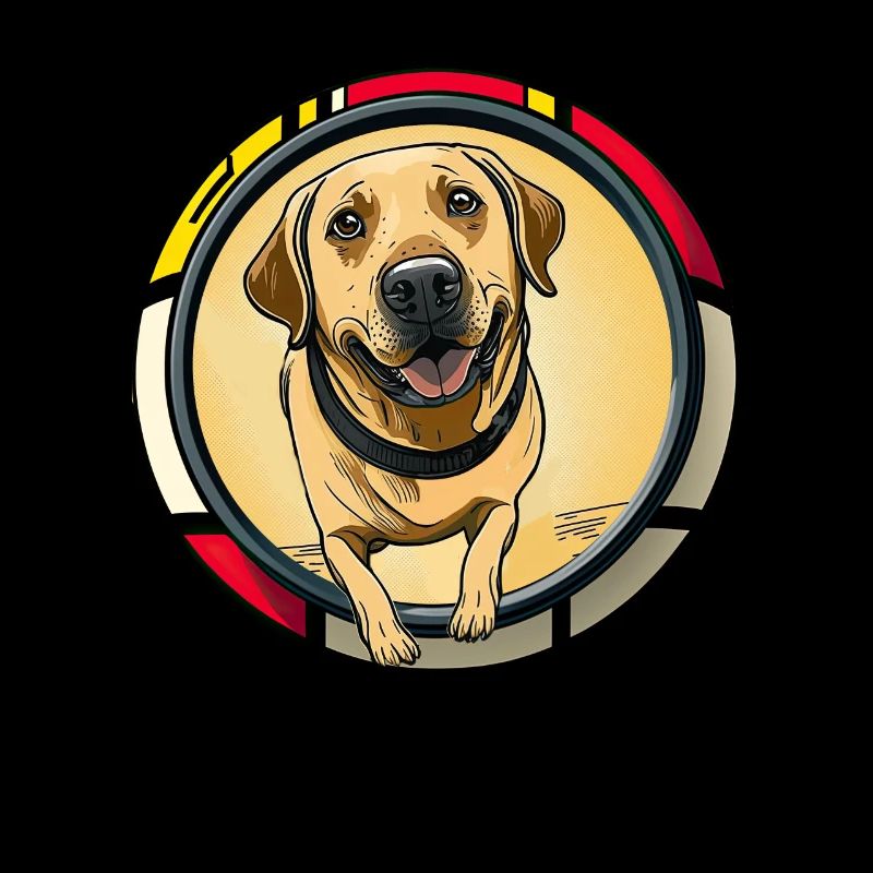 Hunde Spruch Golden Retriever Design