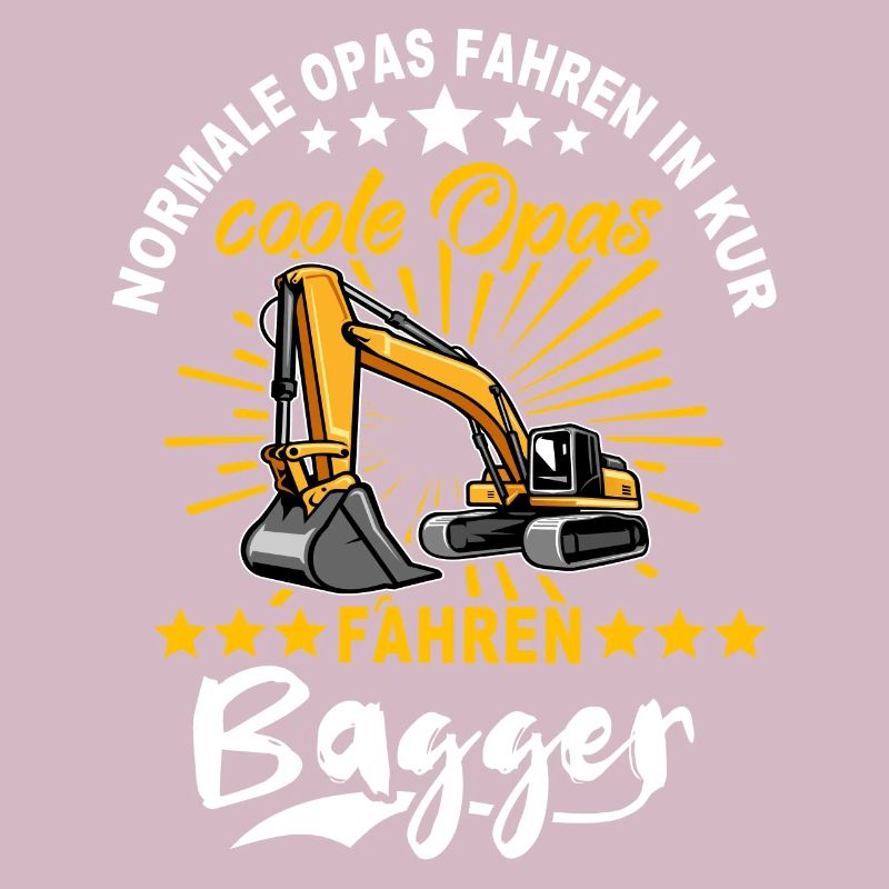 Baggerfahrer Opa Baggerführer