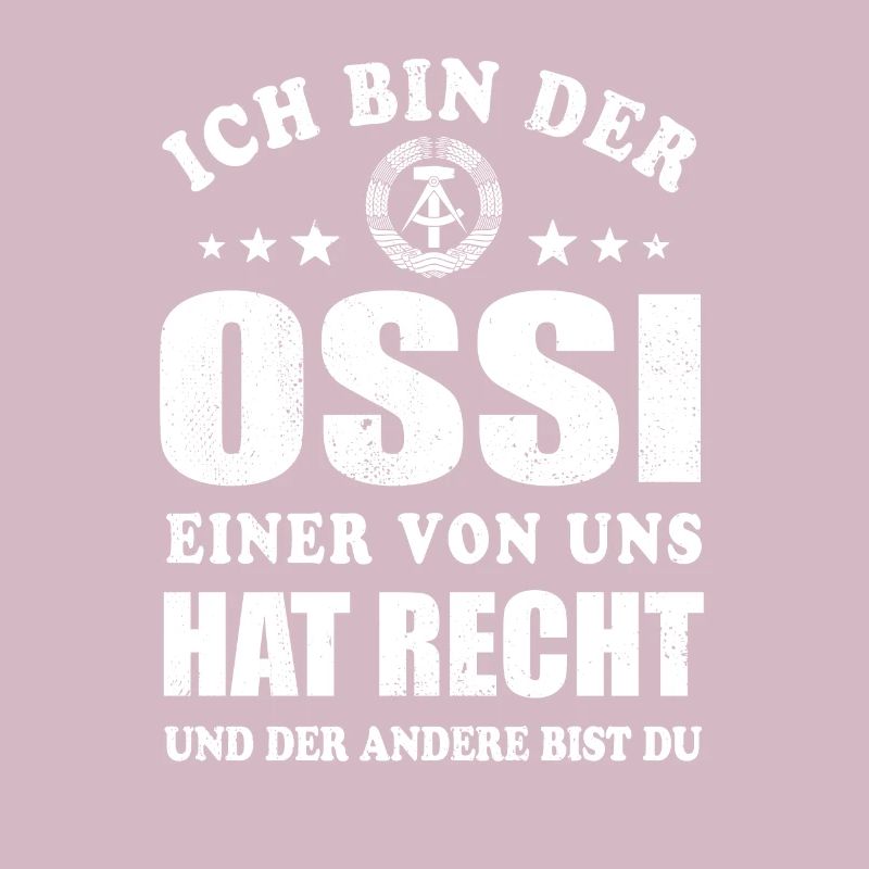 Ich bin der Ossi einer von uns hat Recht - Spruch