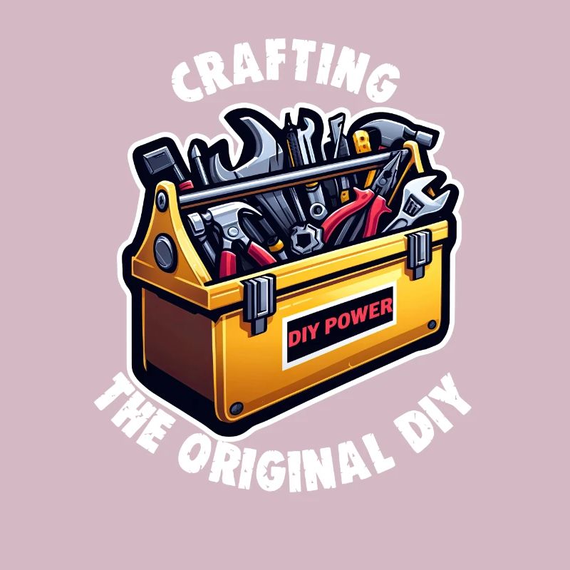 Papa artisan fabriquant le bricolage original