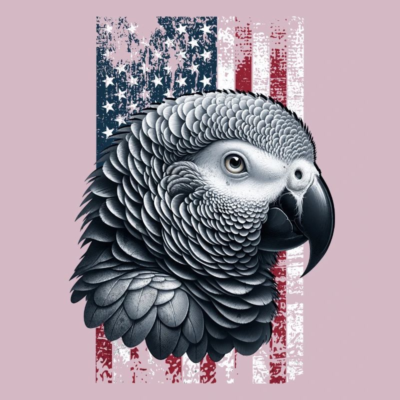 Grey Parrot US Graupapagei